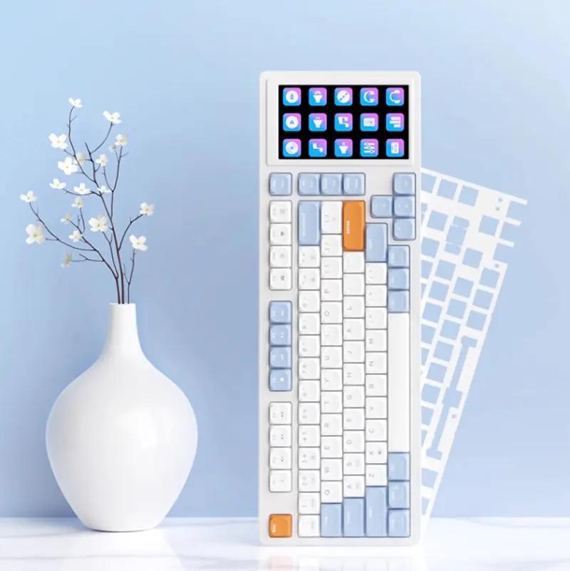 Ajazz AKP815 LCD Mechanical Keyboard - Main Image