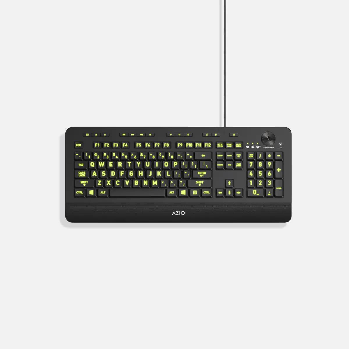 Azio KB506 Vision Mechanical Keyboard - Main Image