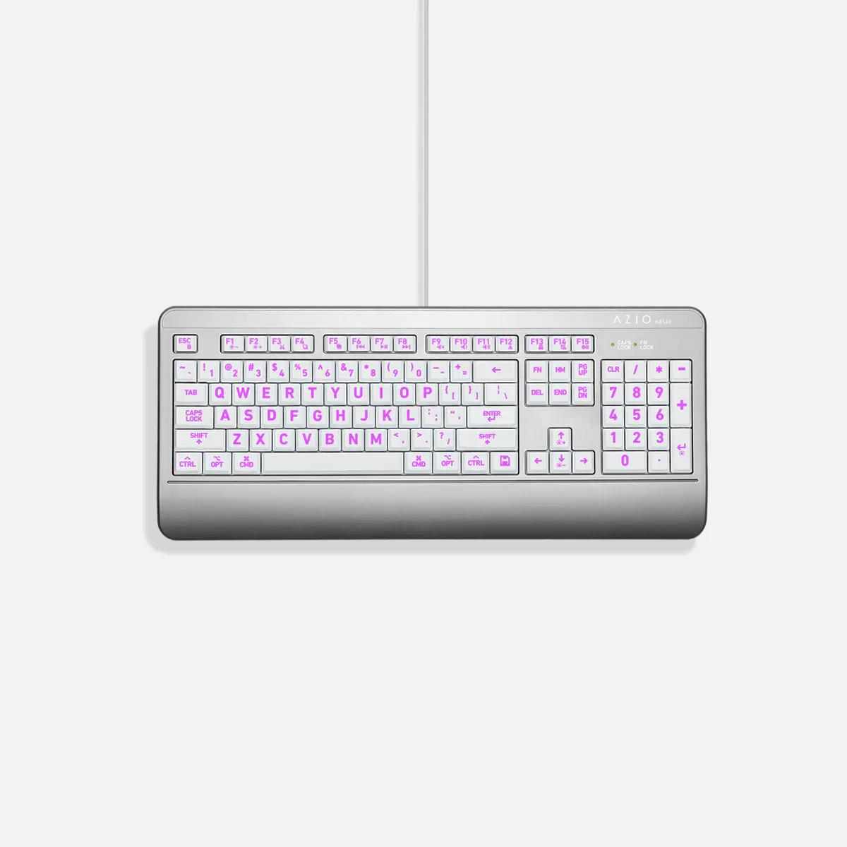 Azio KB540 Antimicrobial Mechanical Keyboard - Main Image