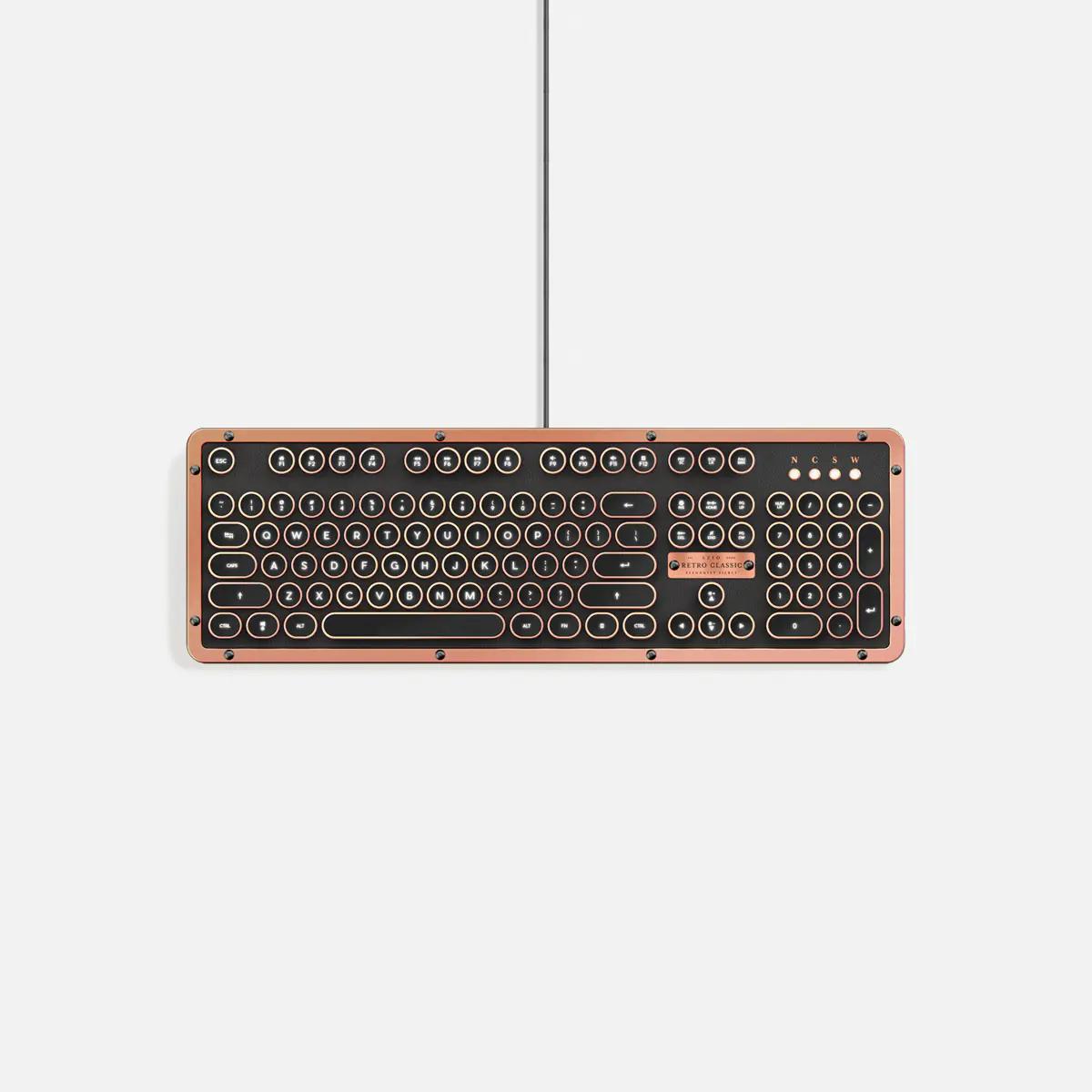 Azio Retro Classic USB Mechanical Keyboard - Main Image