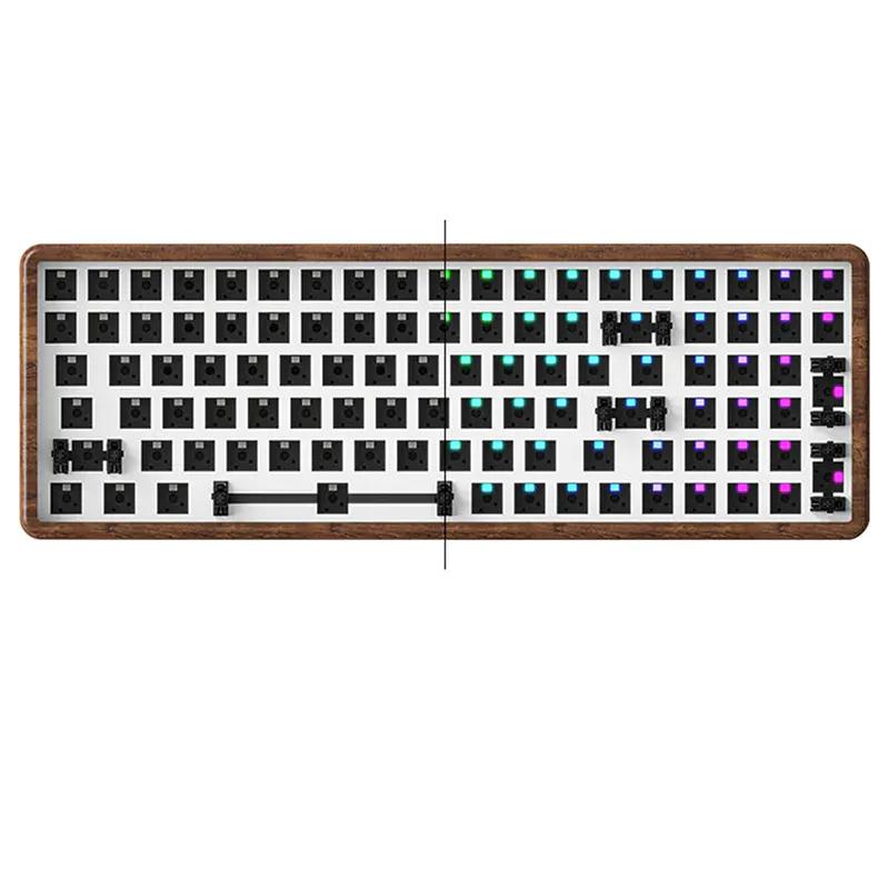 Dagk Walnut Wood Pro Mechanical Keyboard - Main Image