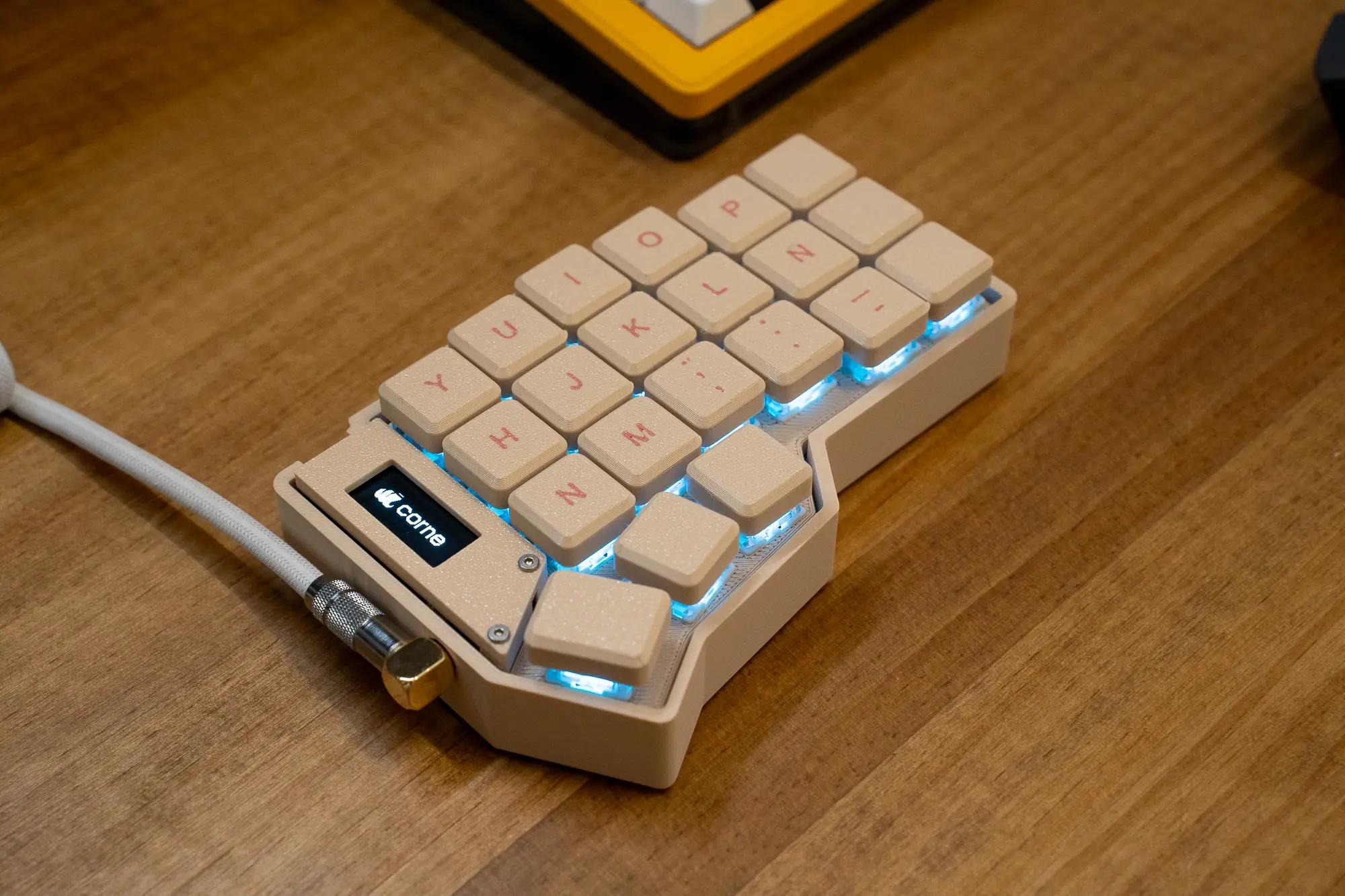 Denshi Electronic Corne High Profile Configured 2 Mechanical Keyboard - Main Image