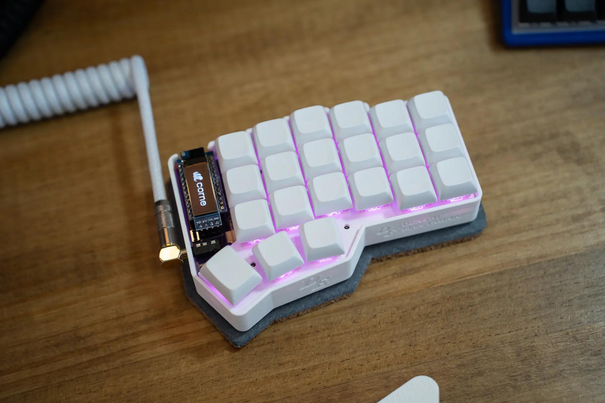 Denshi Electronic Corne High Profile Configured 4 Mechanical Keyboard - Main Image