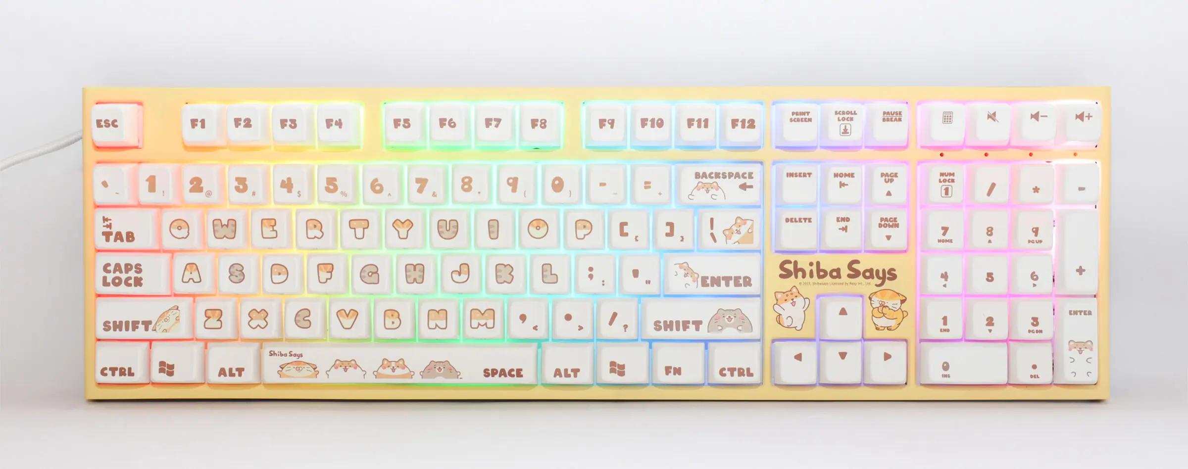 Ducky Shiba Says One 2 Mechanical Keyboard - Main Image