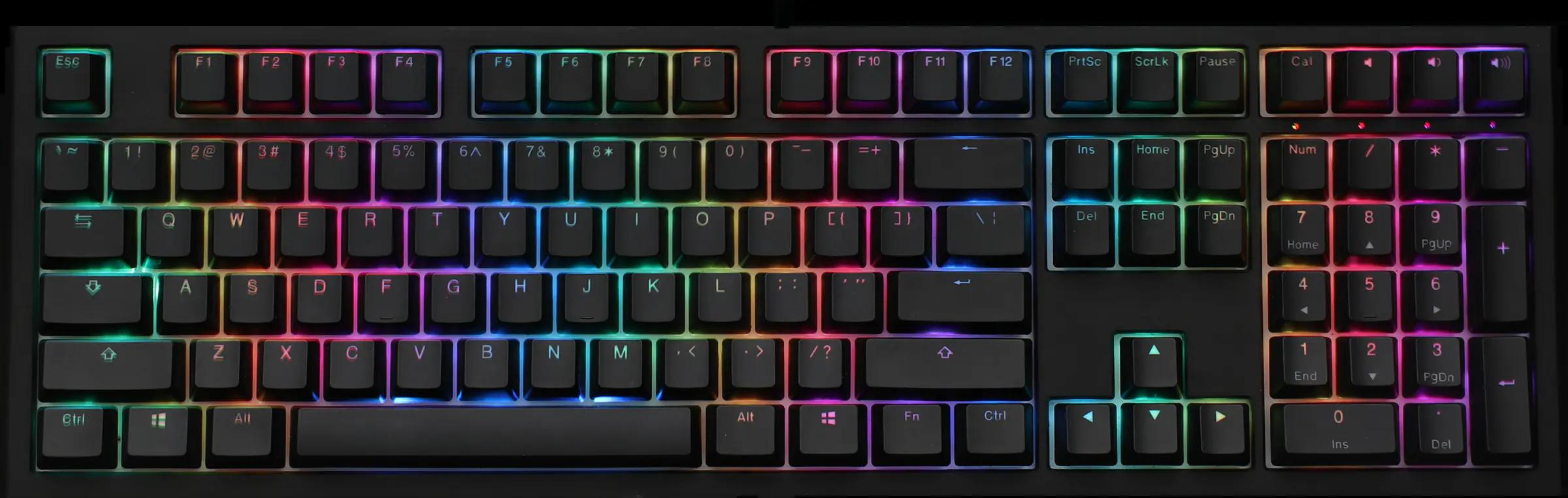 Ducky Shine 7 Blackout Exclusive First Release Mechanical Keyboard - Main Image