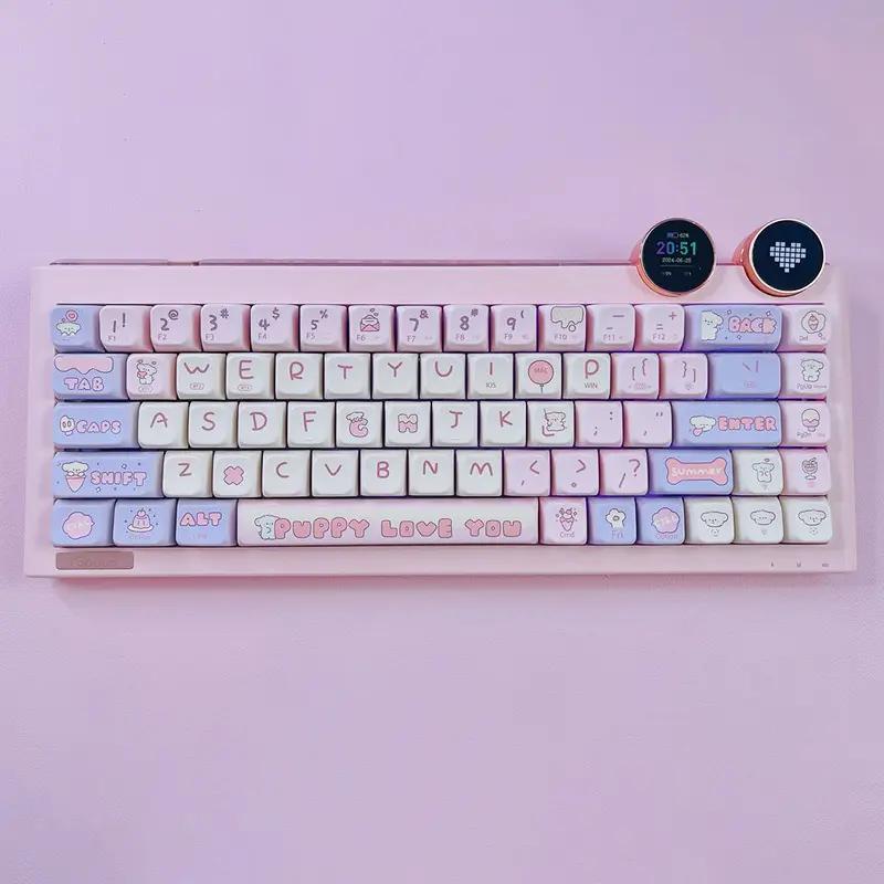 Fopato D68 Playful Cute Mechanical Keyboard - Main Image