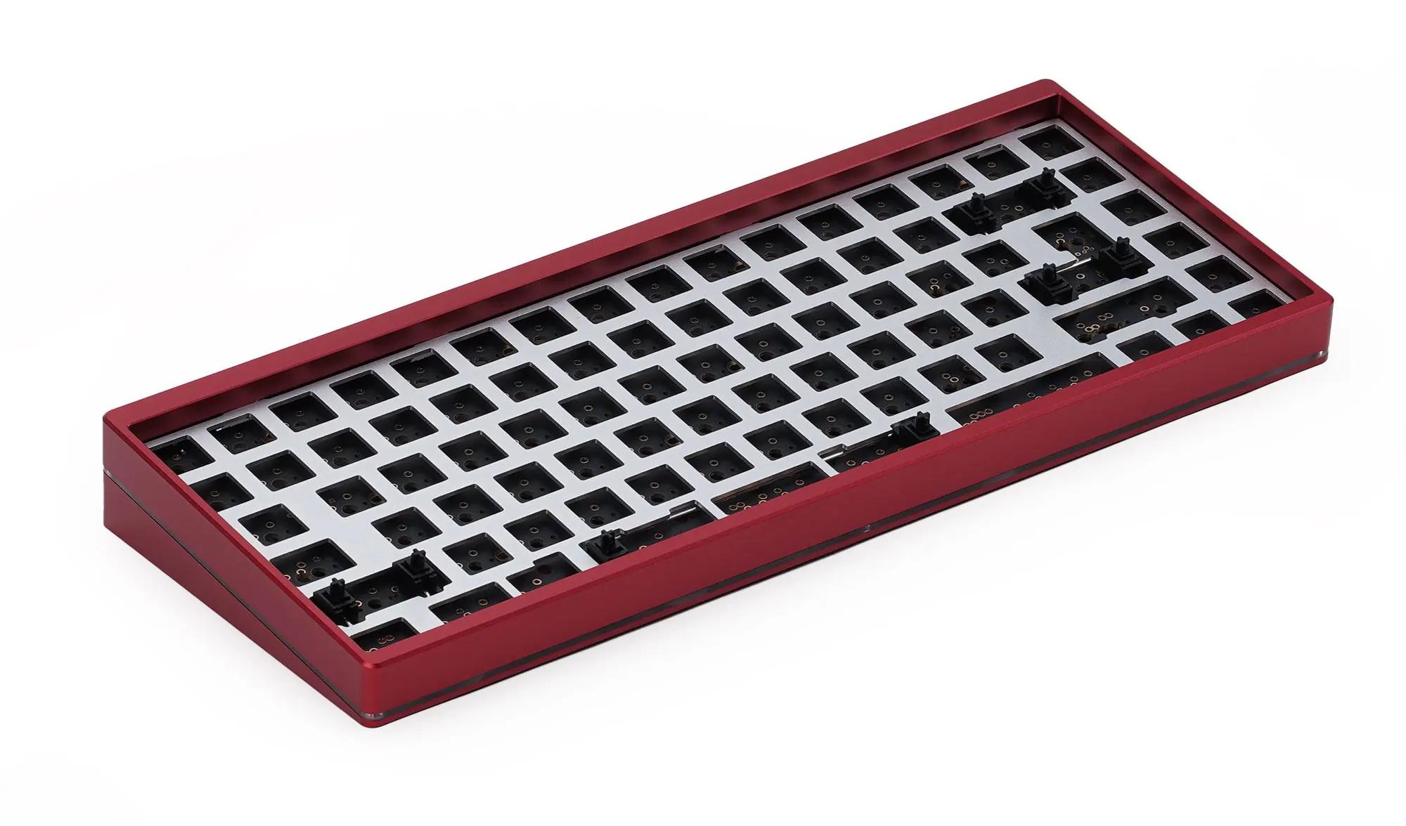 KBDFans KBD75 v3.1 Burgundy Mechanical Keyboard - Main Image