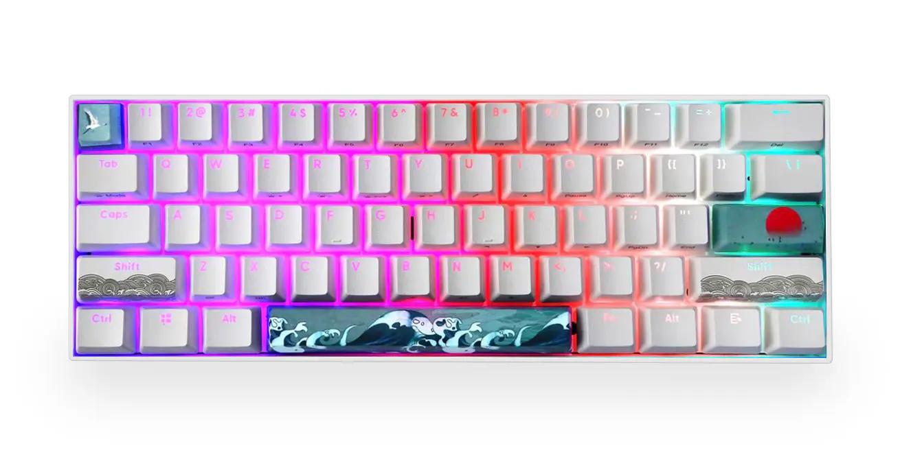 KBParadise V60 The 2 Sun Crane Wave Mechanical Keyboard - Main Image
