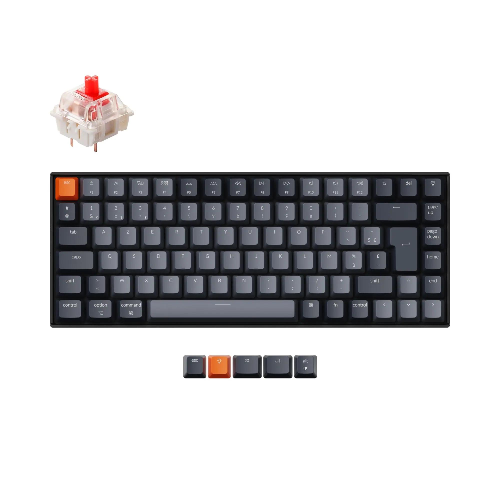 Keychron K2 France ISOFR Version 2 Mechanical Keyboard - Main Image