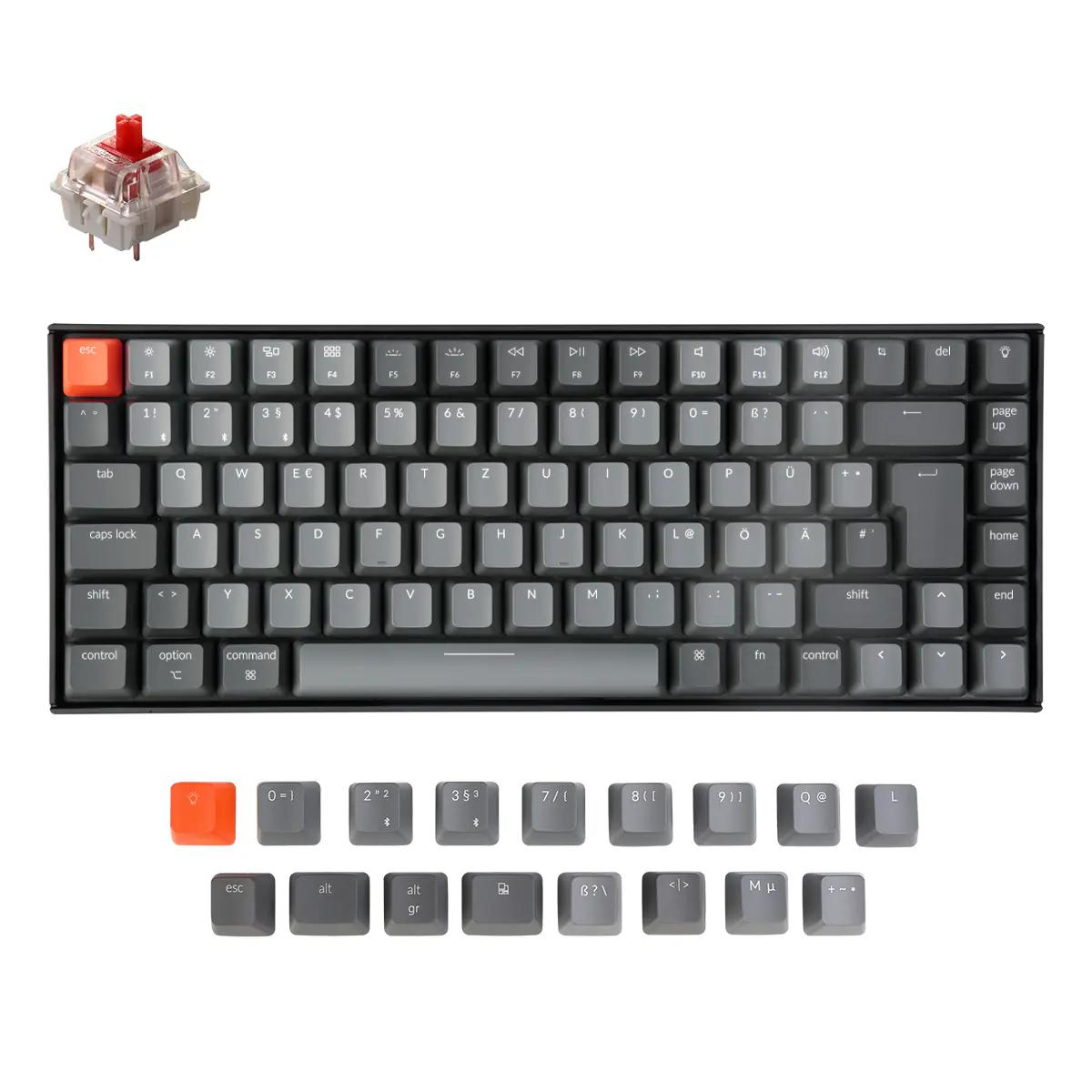 Keychron K2 German ISODE Version 2 Mechanical Keyboard - Main Image