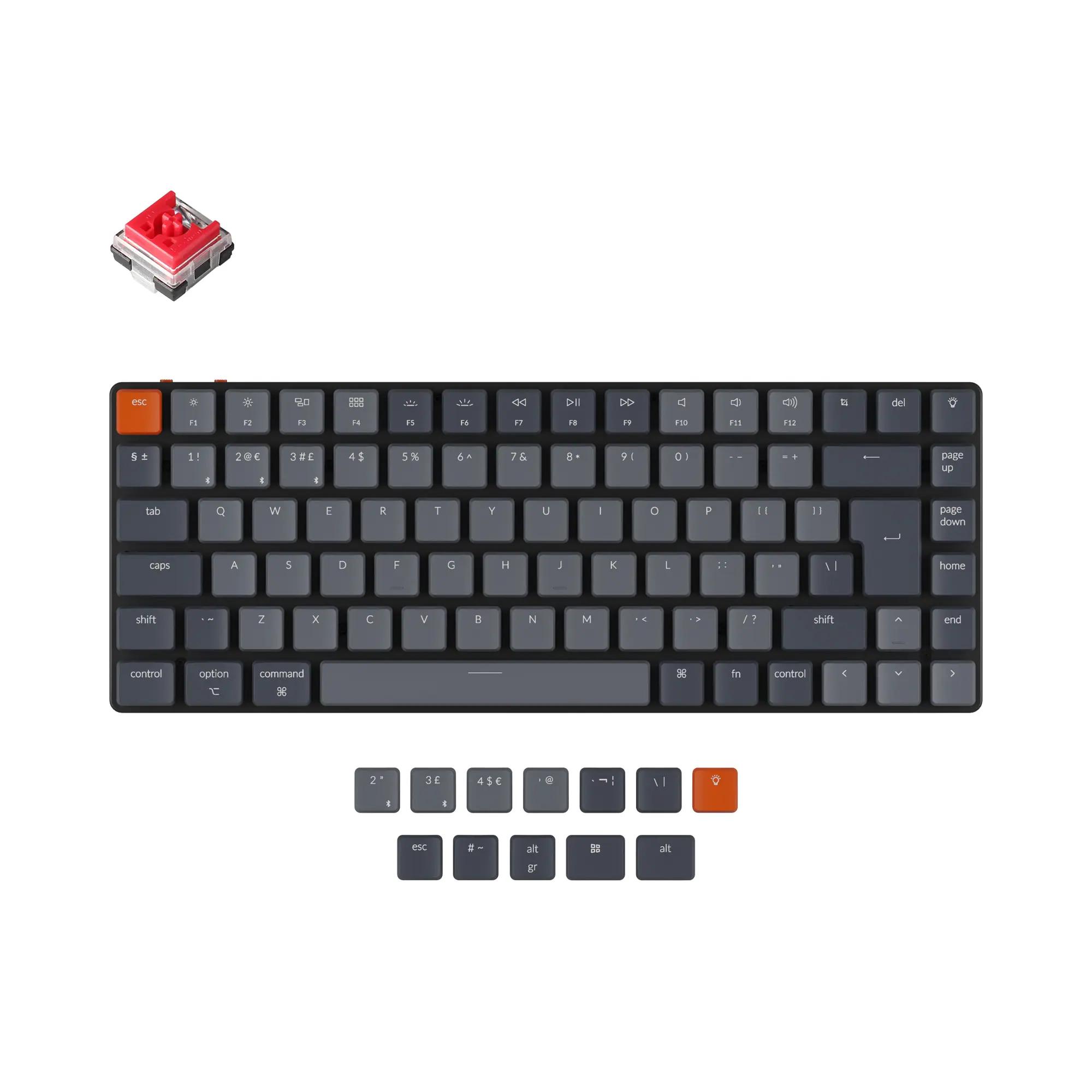 Keychron K3 Ultraslim UK Version 2 Mechanical Keyboard - Main Image