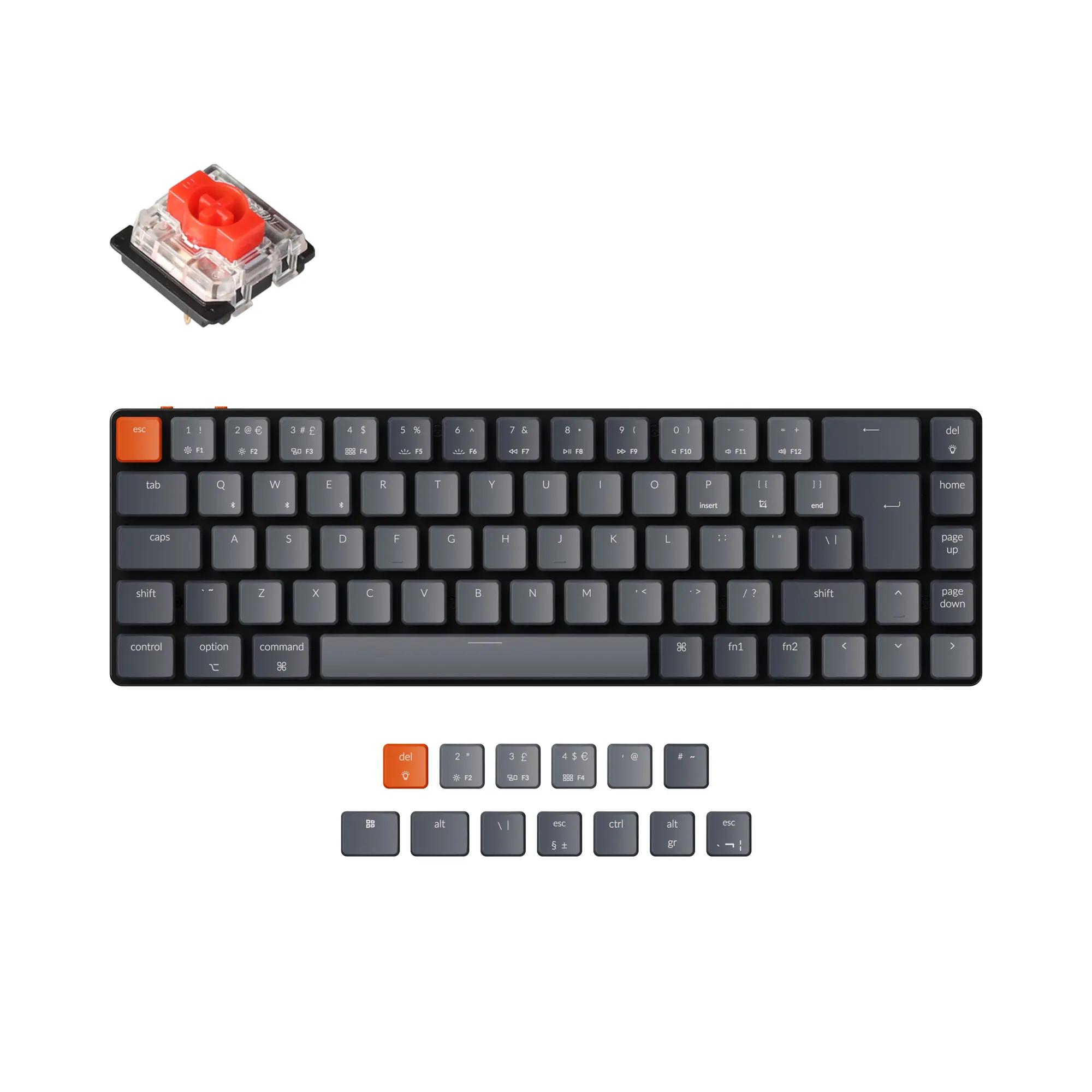 Keychron K7 Ultraslim UK Mechanical Keyboard - Main Image