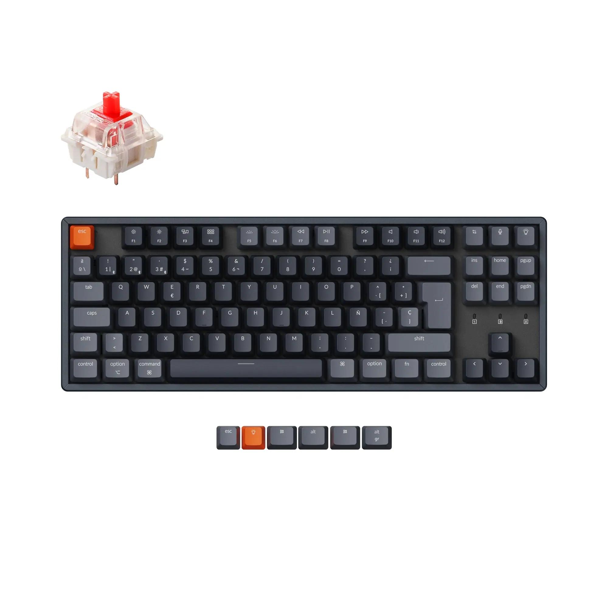 Keychron K8 Spanish ES Mechanical Keyboard - Main Image