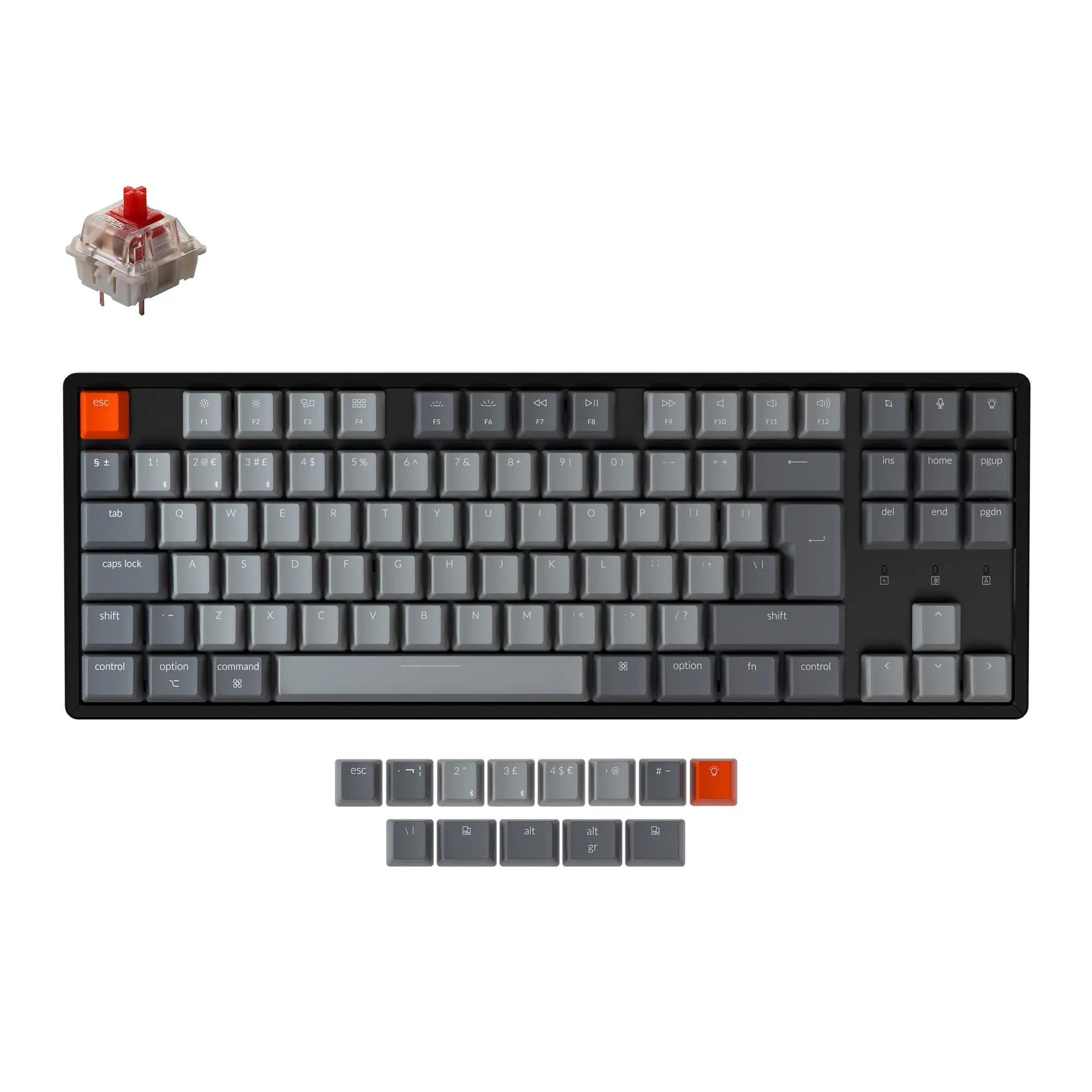 Keychron K8 UK Mechanical Keyboard - Main Image