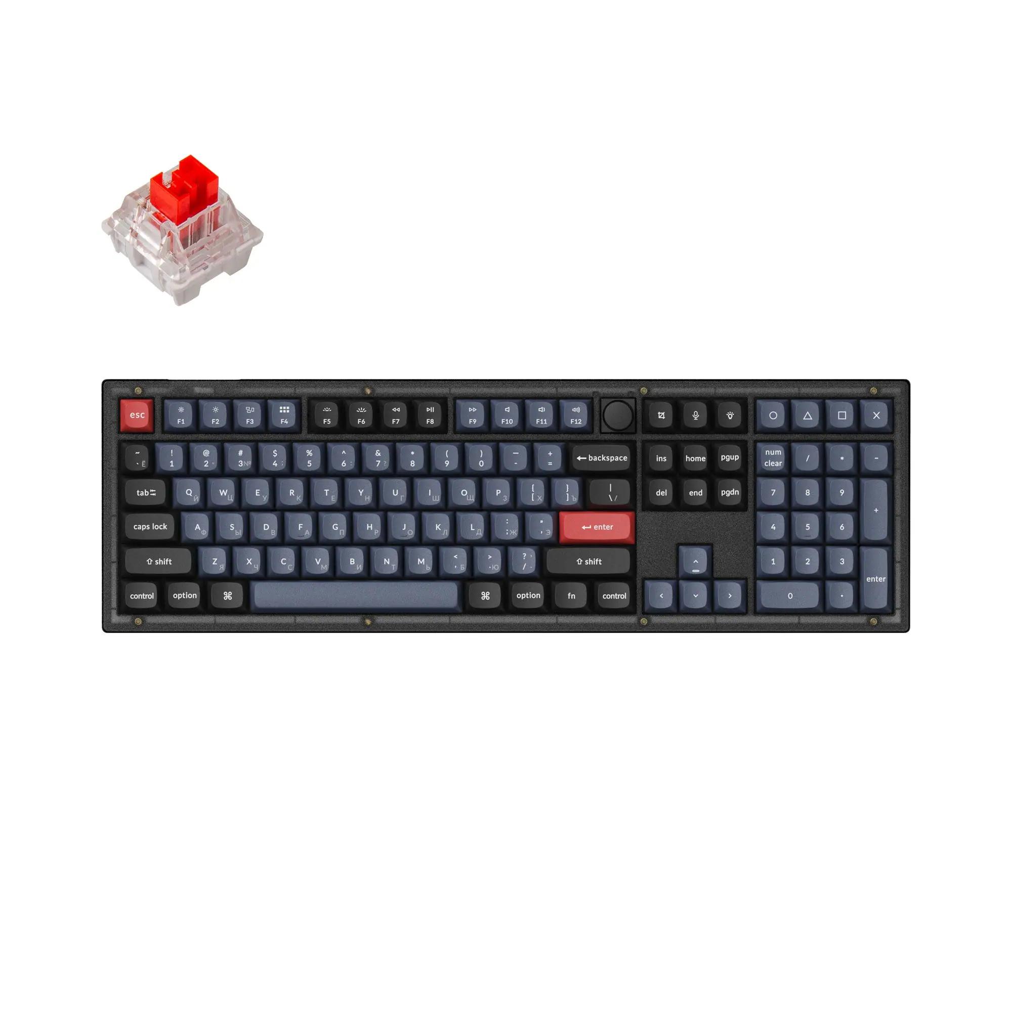 Keychron V6 Russian RU Mechanical Keyboard - Main Image