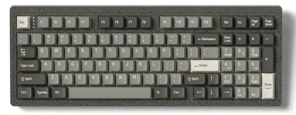 MelGeek Modern97 Slate Mechanical Keyboard - Main Image