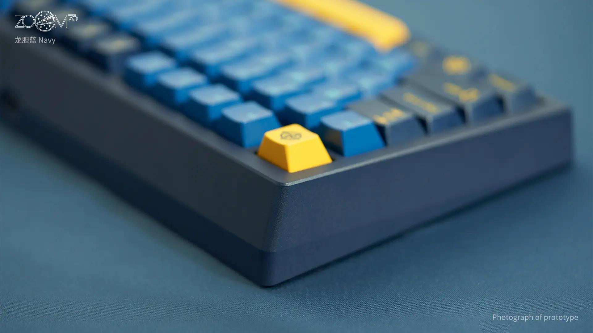 Meletrix Zoom75 EE Navy Mechanical Keyboard - Main Image