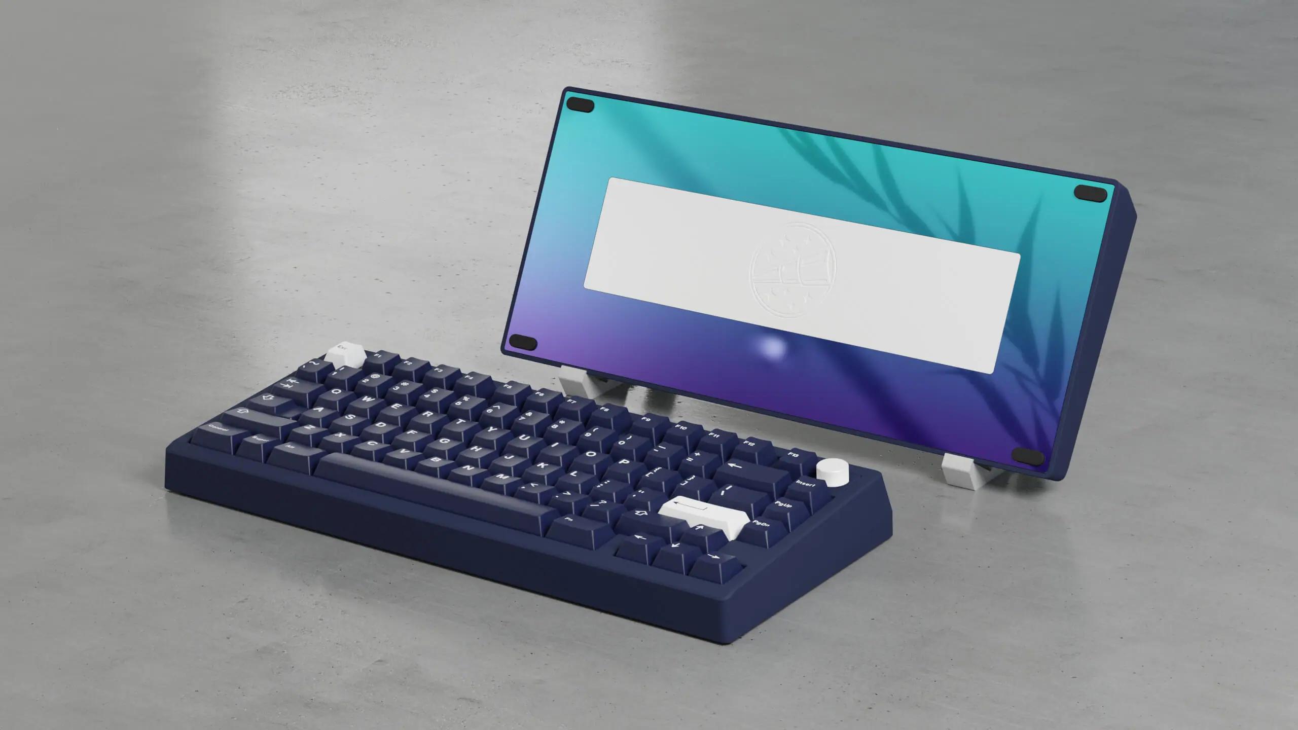 Meletrix Zoom75 Navy Mechanical Keyboard - Main Image