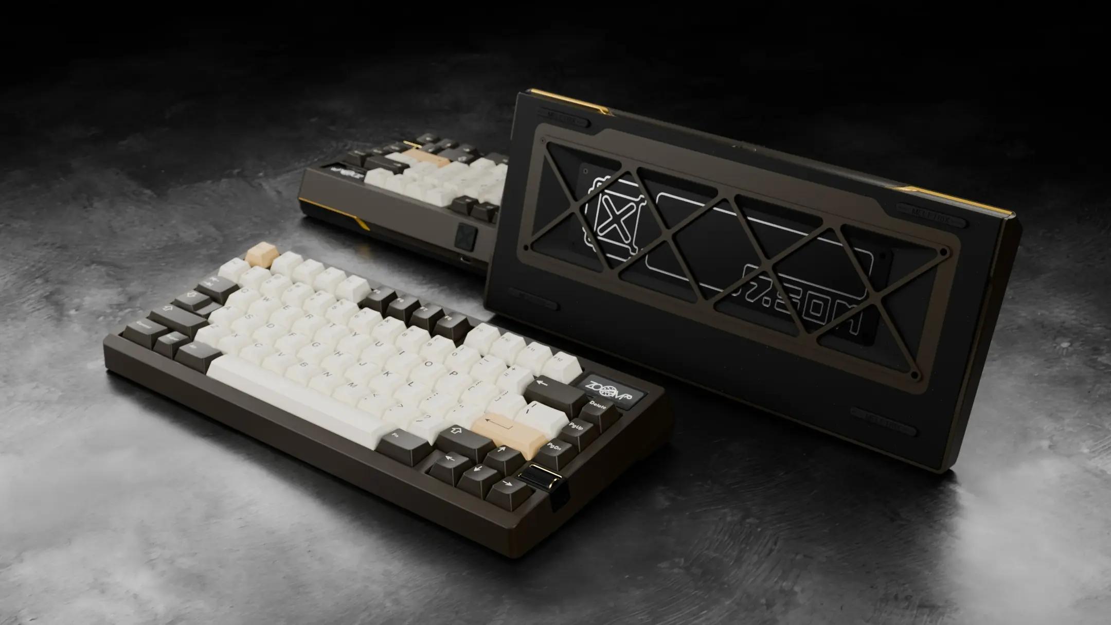Meletrix Zoom75 TIGA Cafe Mechanical Keyboard - Main Image