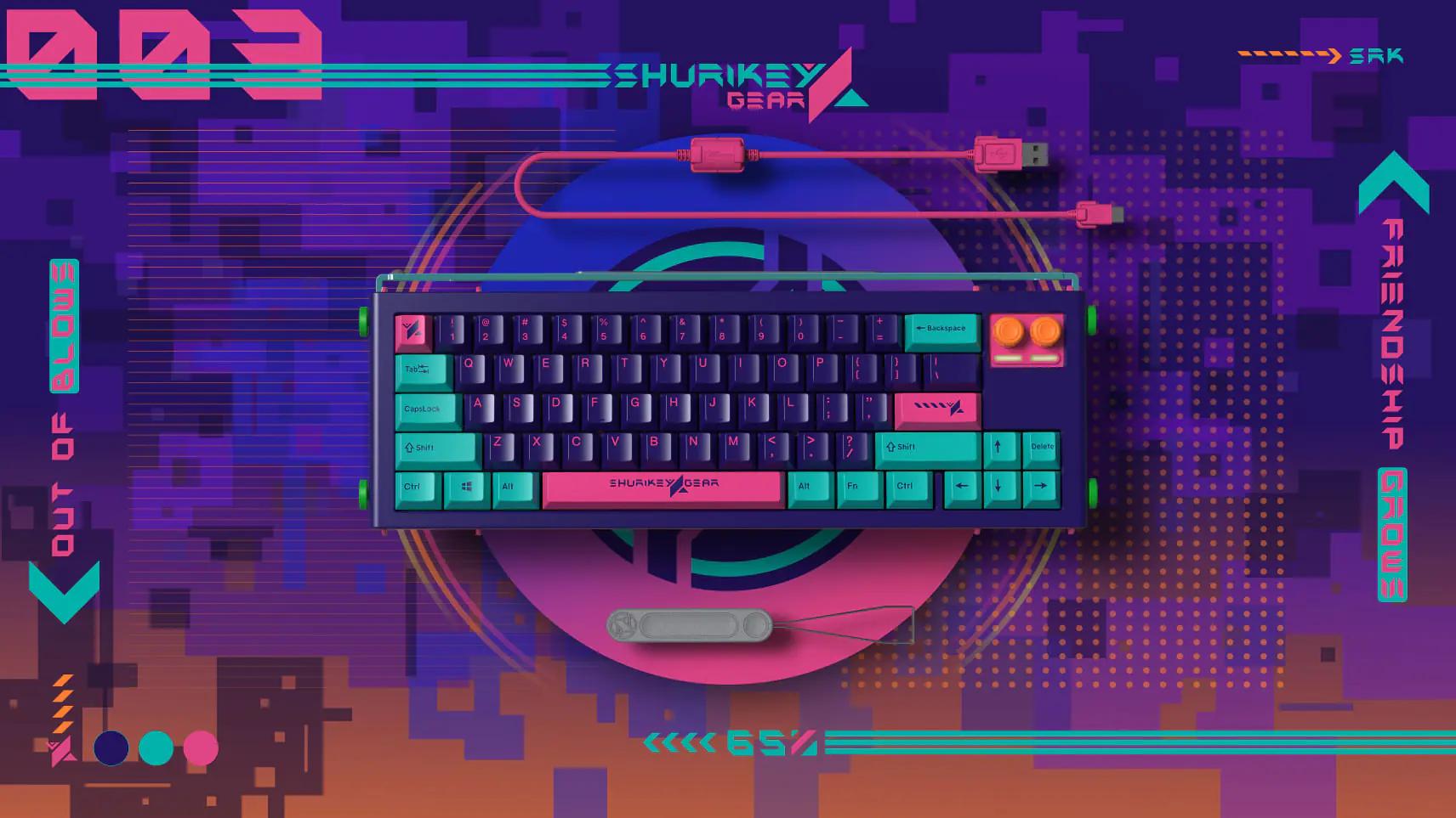 Shurikey Hanzo 003 Mechanical Keyboard - Main Image