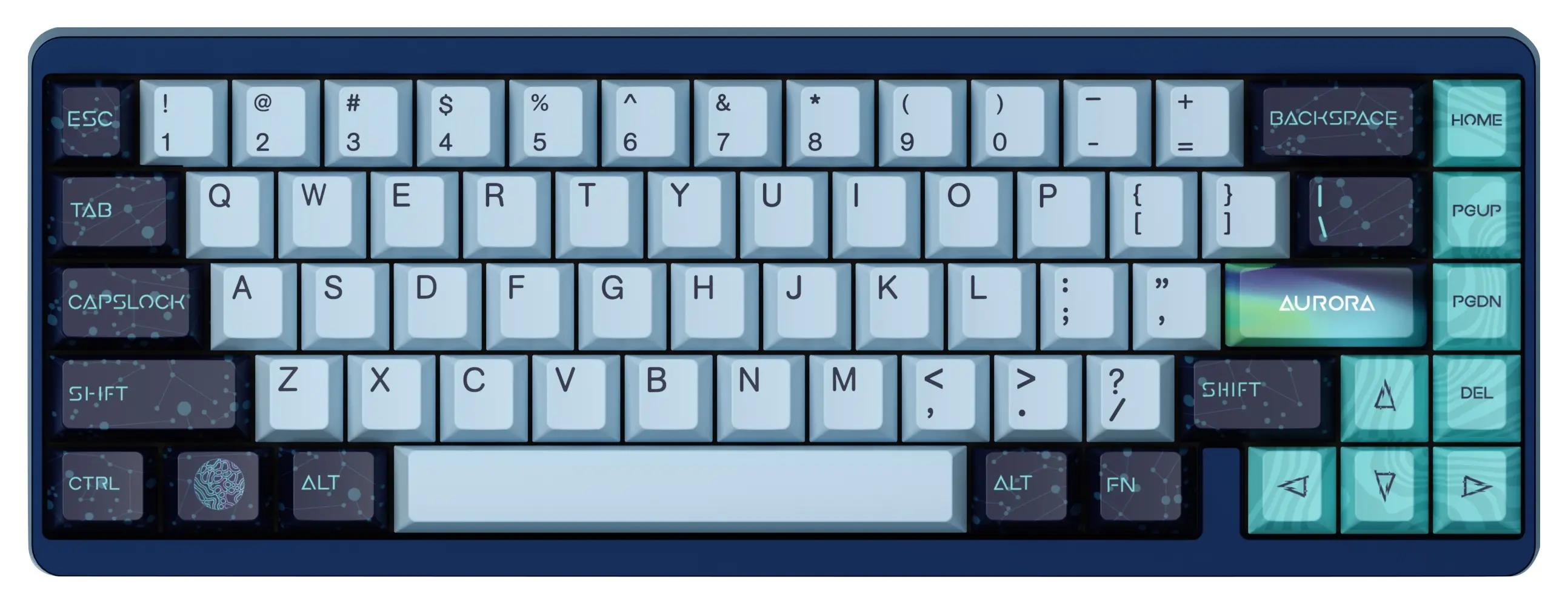 Varmilo Muse65 HE Aurora Mechanical Keyboard - Main Image