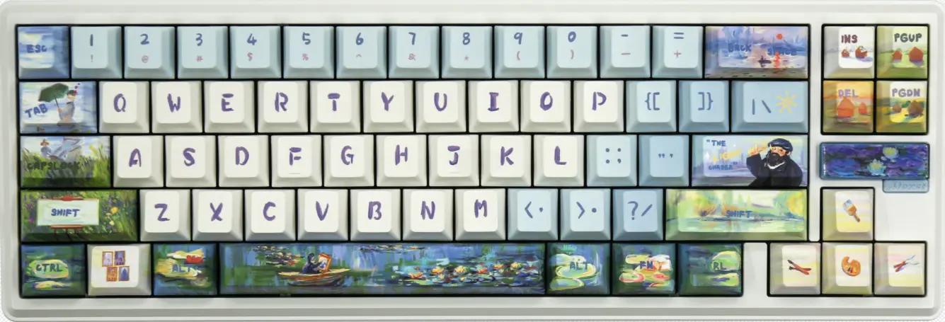 Varmilo Sword68 Monet Mechanical Keyboard - Main Image