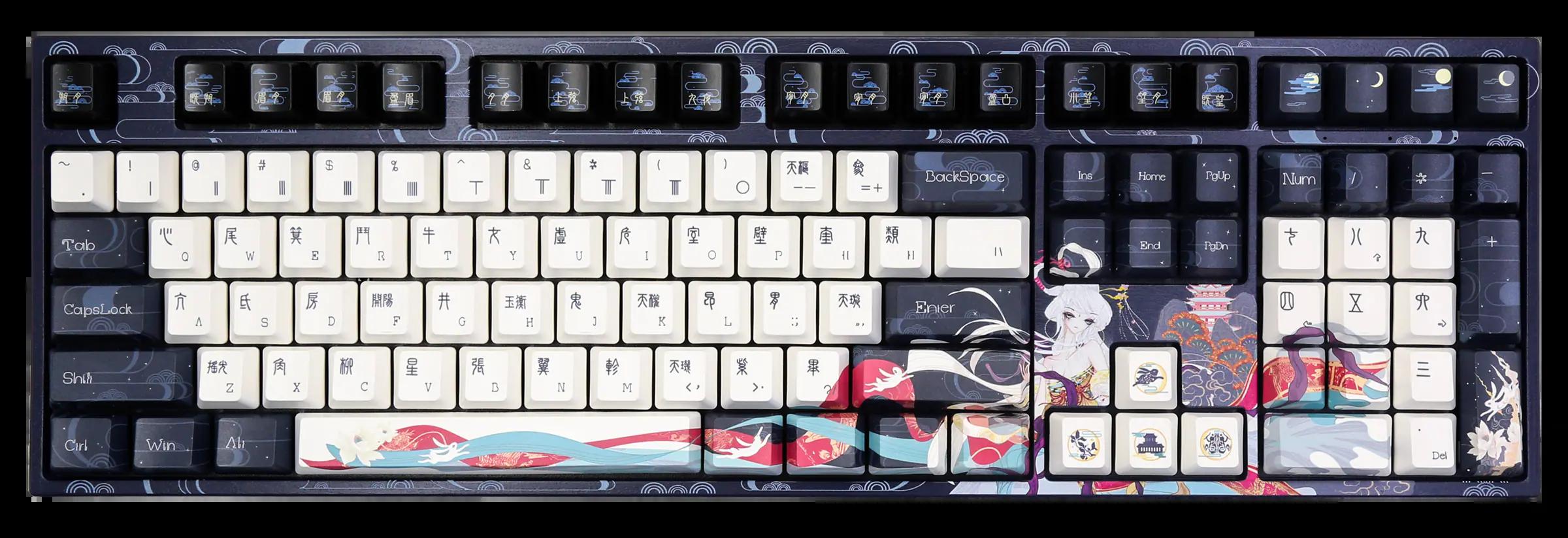 Varmilo VPM108 Chang'e Mechanical Keyboard - Main Image