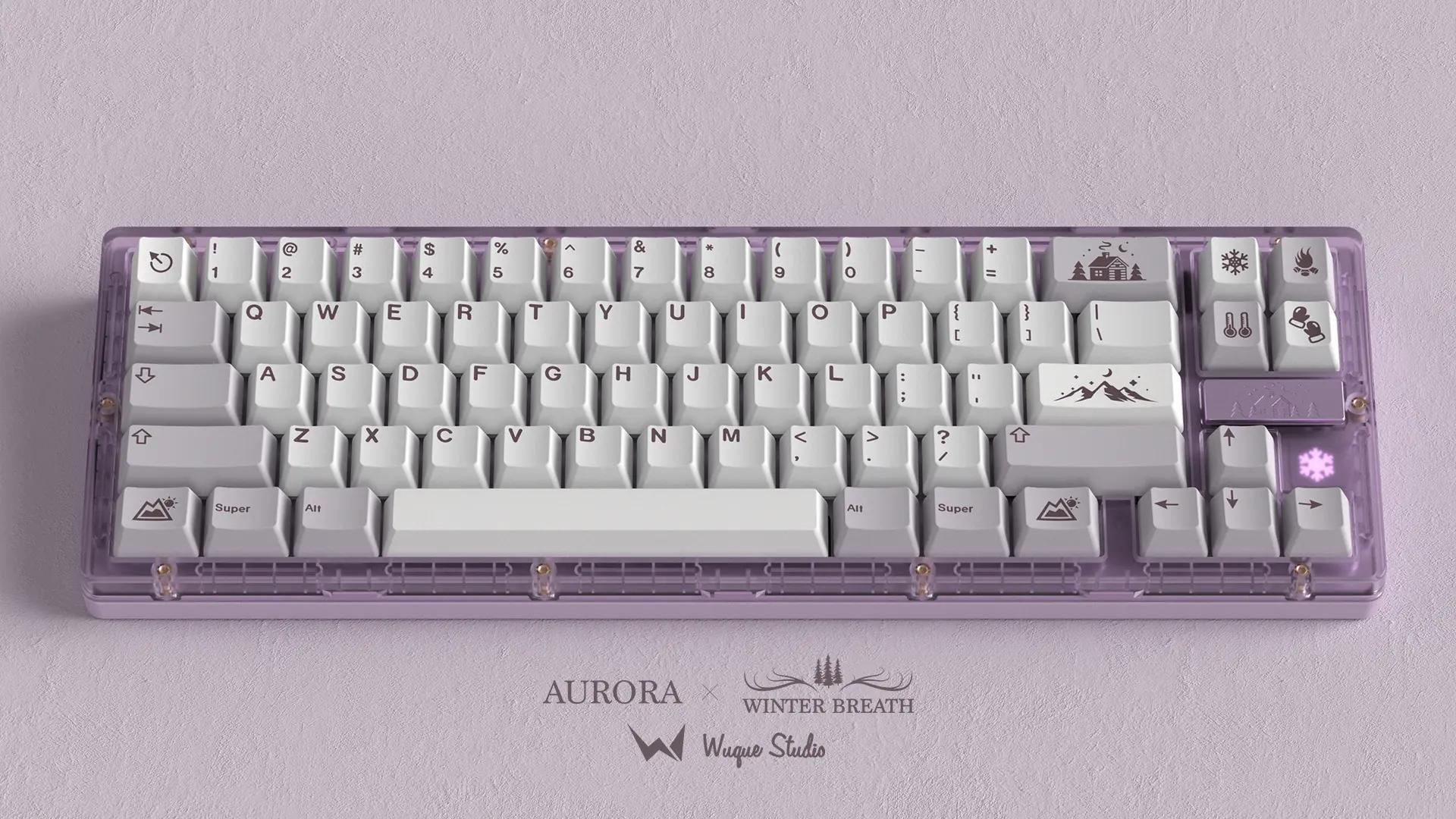 Wuque Studio Aurora Winter Breath Mechanical Keyboard - Main Image