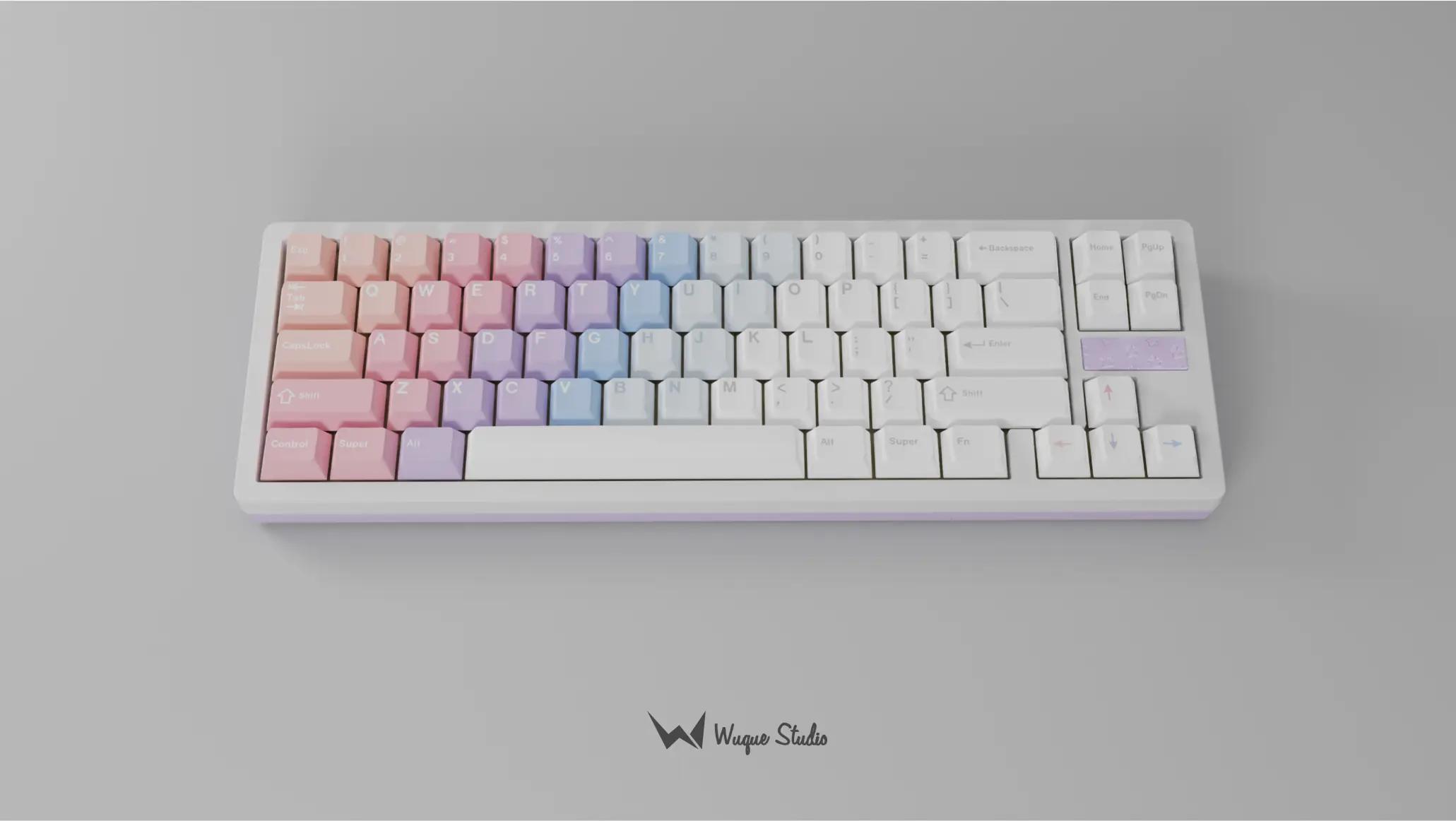 Wuque Studio Ikki68 Aurora Dreamscape Mechanical Keyboard - Main Image