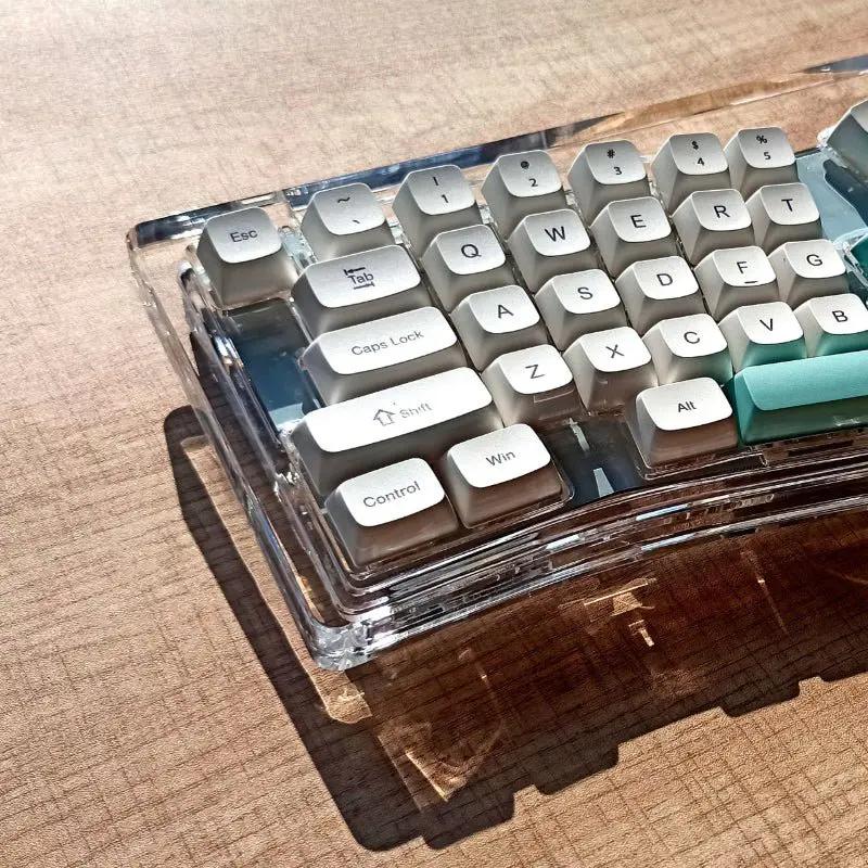 X-Bows Crystal Ergonomic Carpal Tunnel Mechanical Keyboard - Main Image